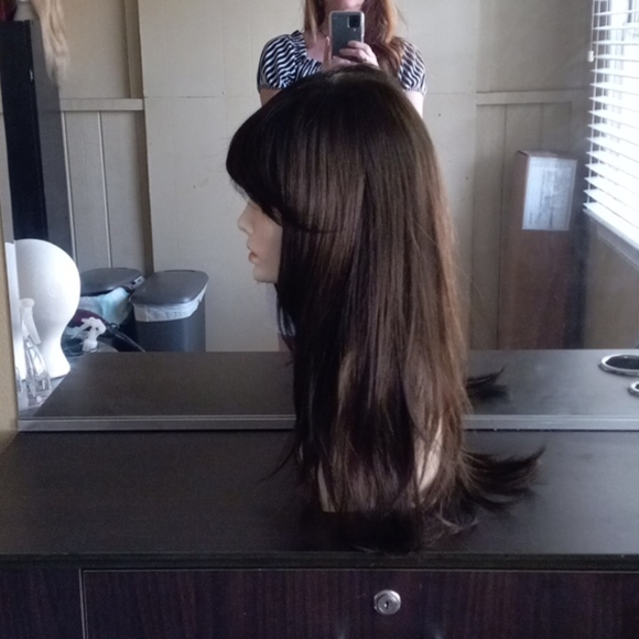 Angela Dark Chocolate Mono top wig - Picture 7 of 14